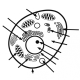 Animal cell coloring page diagram without labels