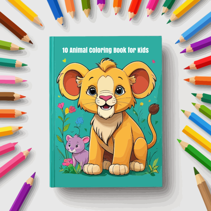 Animal coloring books for kids