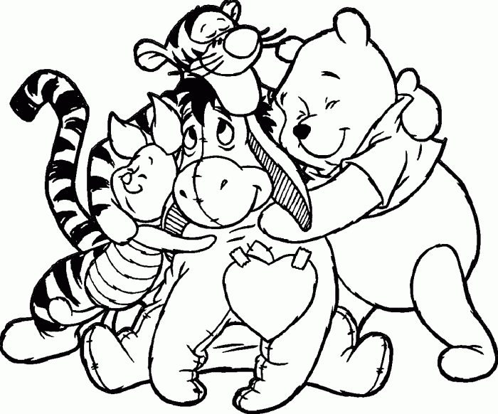 Animal best friends coloring pages