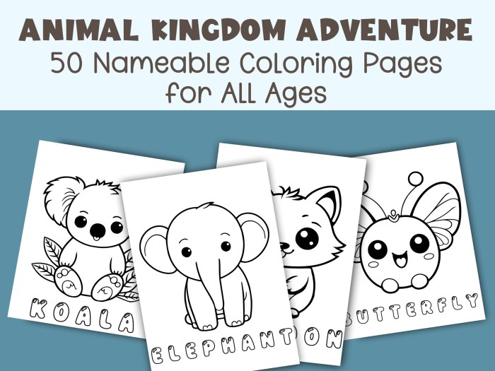 Animal coloring book pic