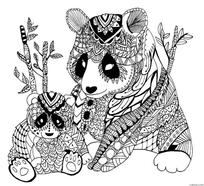 Animal mandala coloring sheets