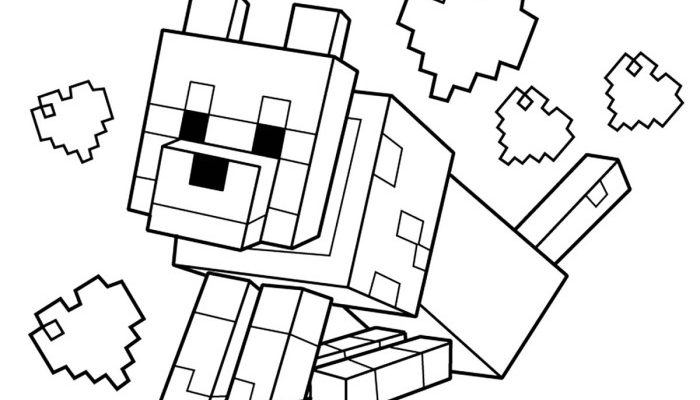 Minecraft Animals Coloring Pages A Fun Dive