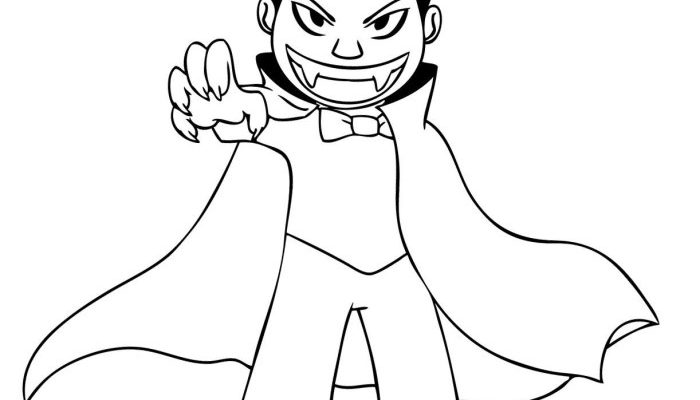 Coloring Page Anime Vampire A Creative Guide