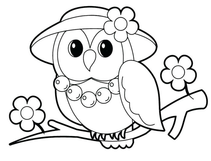 Animal coloring pages for toddlers