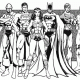 Animated justice league coloring pages