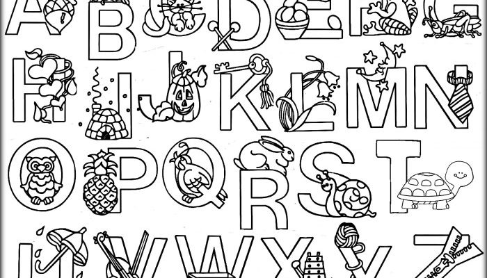 Free Animal Alphabet Coloring Pages Fun & Learning