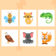 Animal coloring learning games online