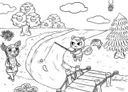 Animal Crossing New Horizons Coloring Page