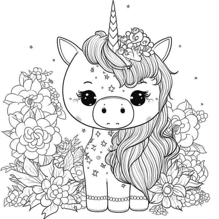 Animal coloring pages for girls