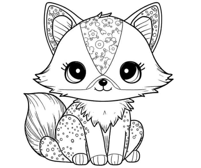 Animal coloring pages that are adorable