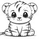 Coloring pages printable cute animals