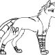 Anime animal person coloring pages