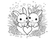 Animal Bunny Coloring Pages A Creative Guide