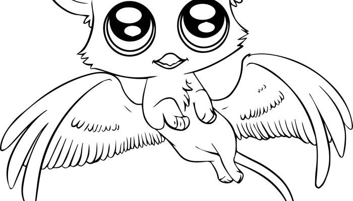 Coloring Pages for Girls Cute Animals