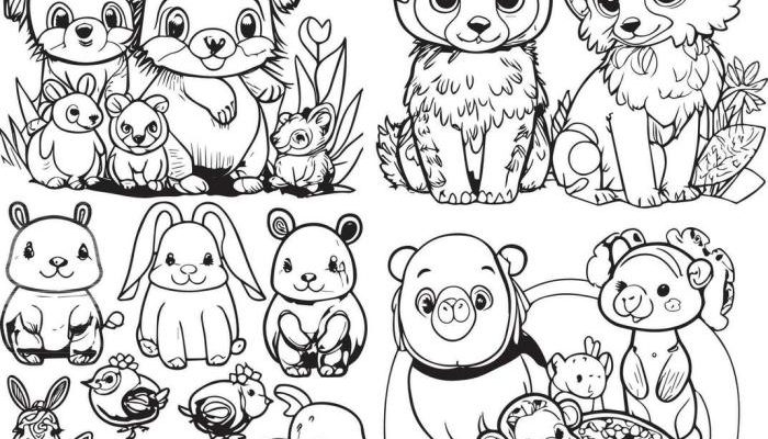 Animal Baby Coloring Pages A Comprehensive Guide