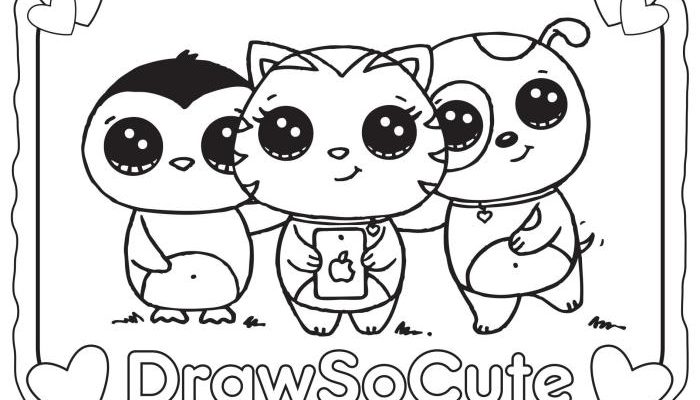 Cute Animal Cartoon Coloring Pages A Creative Journey