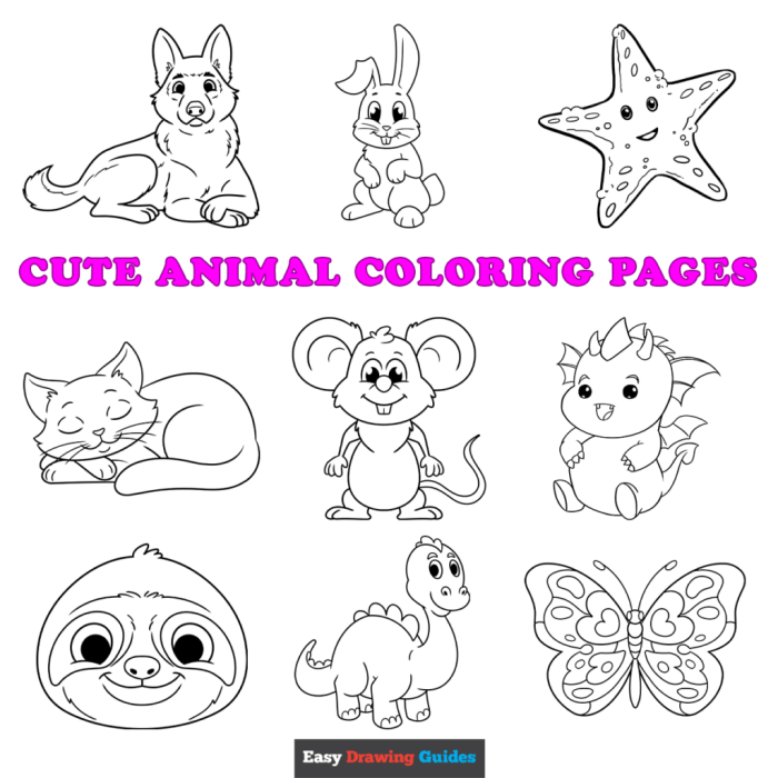 Free online coloring animals