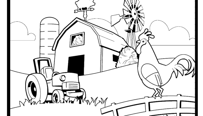 Free Printable Baby Farm Animal Coloring Pages