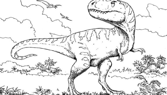 Extinct Animal Coloring Pages Awesome!