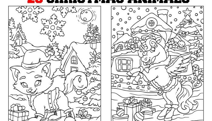 Animals of the Nativity Coloring Pages A Festive Coloring Journey