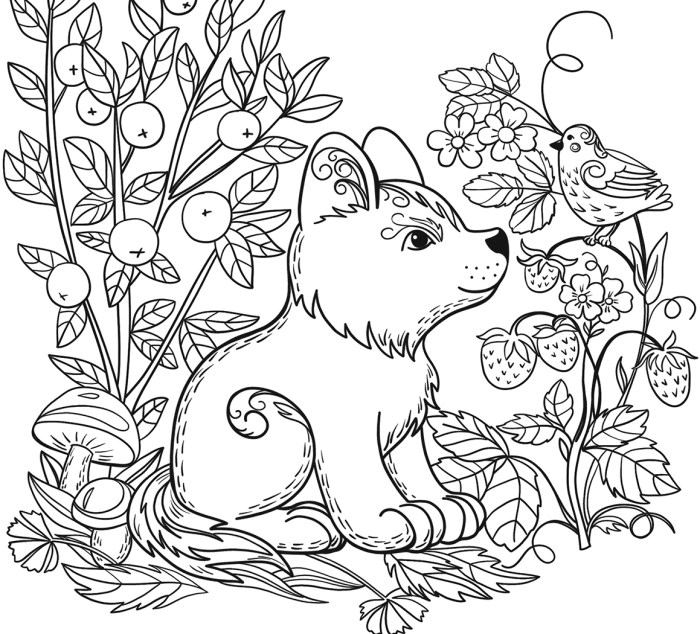 Coloring book animals download