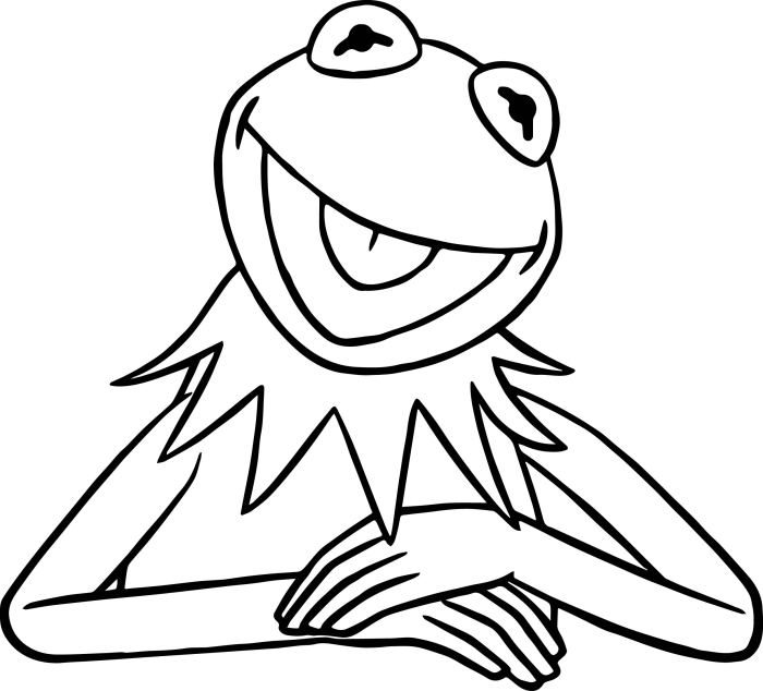 Muppet animal coloring page