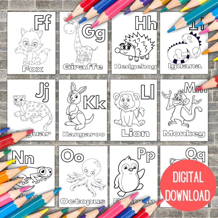 Alphabet coloring pages letters letter print getdrawings adult