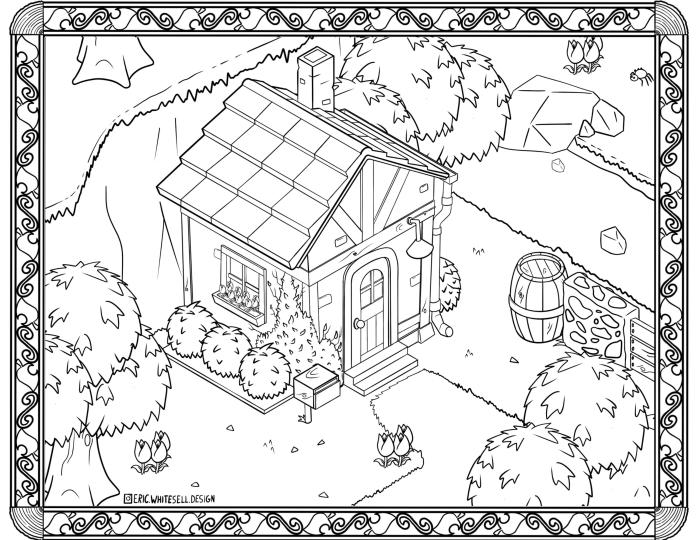 Animal crossing new horizons coloring pages