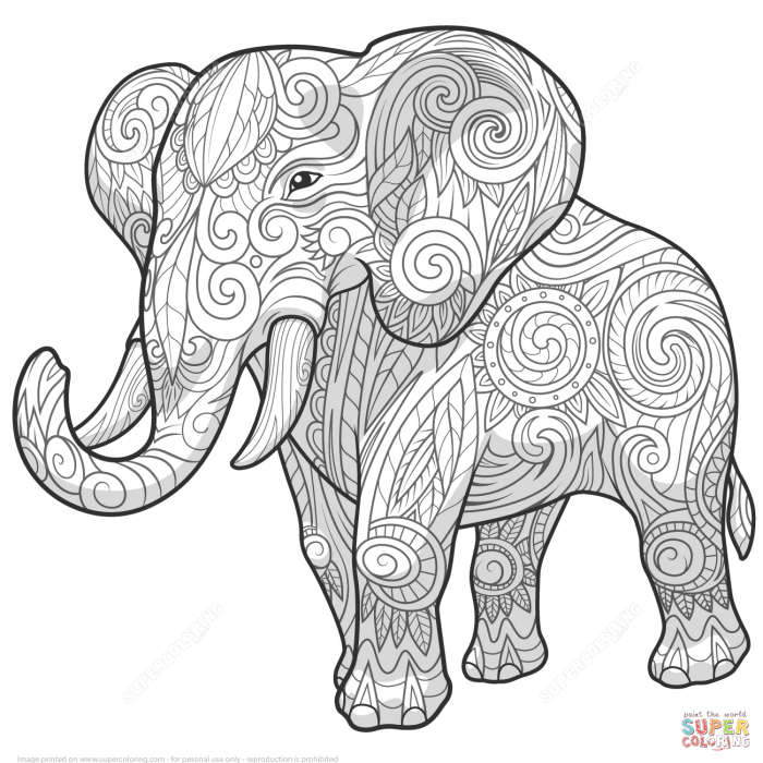 Animal zendoodle coloring pages