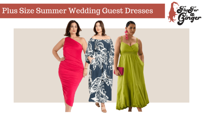 Plus size dress for summer wedding guest