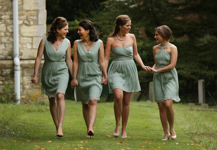 Cocktail dresses for winery wedding