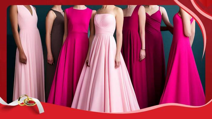 Pink wedding guest dresses