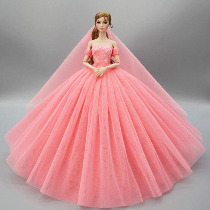 Barbie with wedding dress