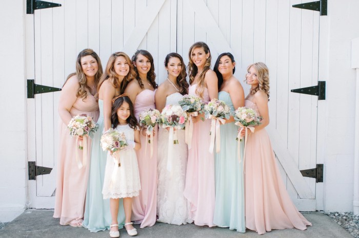 Pastel dresses for wedding guests