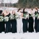 Wedding black bridesmaid dresses