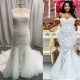 Custom design wedding dress