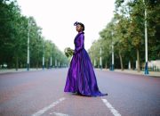 Royal Purple Wedding Dress A Regal Affair