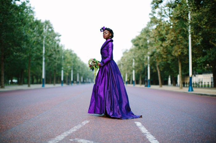 Purple wedding dresses dress gowns