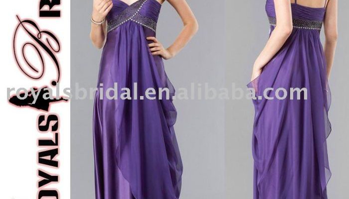 Plus Size Purple Dress for Wedding