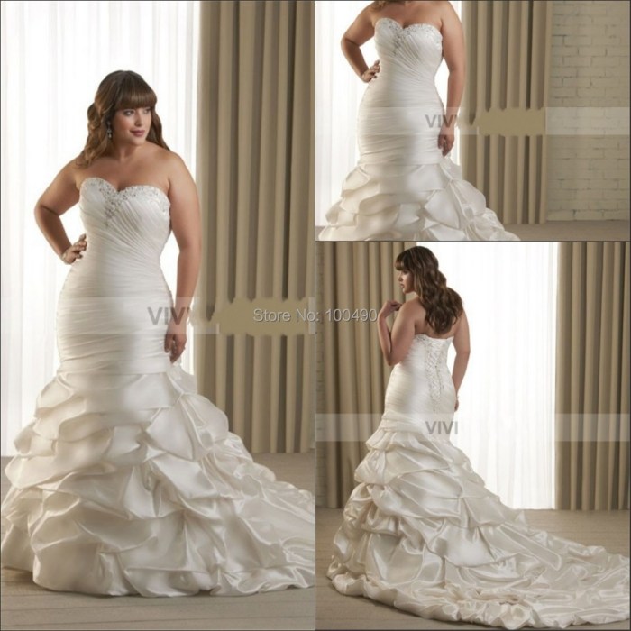 Plus size western wedding dresses