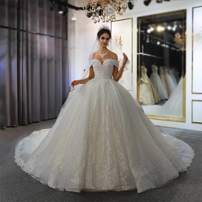 Princess cut wedding dress