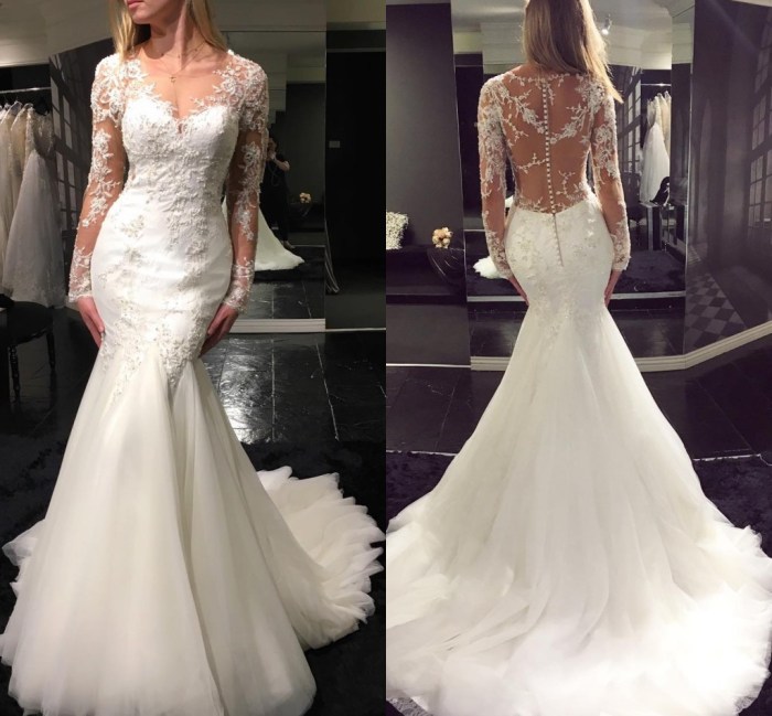 Mermaid wedding dresses with bling