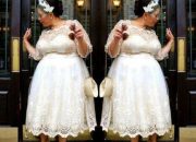 Plus Size Tea Length Wedding Dresses