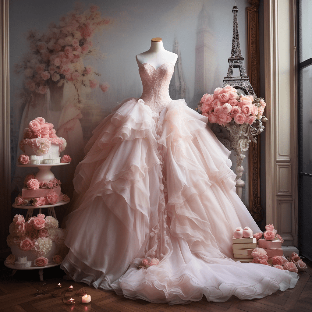 Barbie with wedding dress